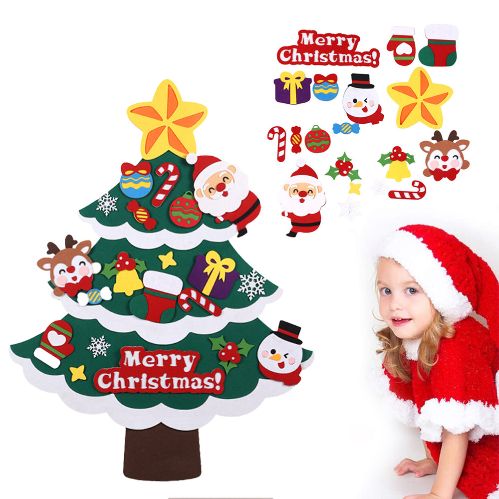 DIY Felt Christmas Tree Set