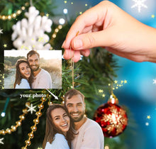 Load image into Gallery viewer, Custom Photo Christmas Ornament
