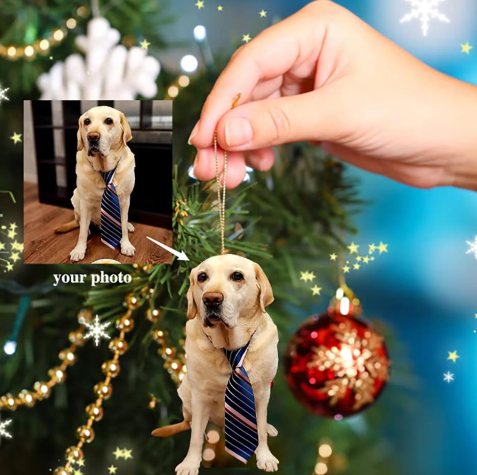 Custom Photo Christmas Ornament