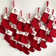 Load image into Gallery viewer, Alphabet Letter Christmas Stocking
