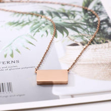 Load image into Gallery viewer, Personalized Envelope Photo Necklace
