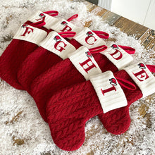 Load image into Gallery viewer, Alphabet Letter Christmas Stocking
