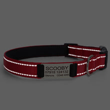 Load image into Gallery viewer, Custom Reflective Dog Collar

