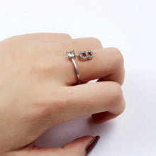 Load image into Gallery viewer, Adjustable Initial Letter Ring
