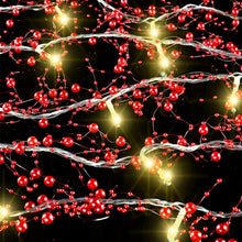 Load image into Gallery viewer, Christmas Berry Garland String Lights
