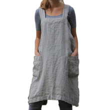 Load image into Gallery viewer, Cotton Linen Apron Dress
