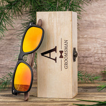 Load image into Gallery viewer, Custom Engraved Wooden Sunglasses with Box
