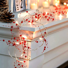 Load image into Gallery viewer, Christmas Berry Garland String Lights
