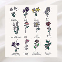 Load image into Gallery viewer, Custom Name Colorful Birthday Flower Bookmark
