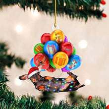 Load image into Gallery viewer, Two-Piece Dachshund Christmas Tree Decorations
