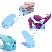 Load image into Gallery viewer, 4 Pack Adjustable Shoe Slots Storage Holder
