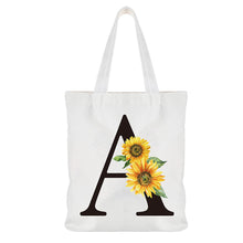 Load image into Gallery viewer, Initial Canvas Tote Bag
