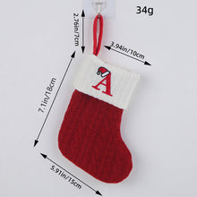 Load image into Gallery viewer, Alphabet Letter Christmas Stocking
