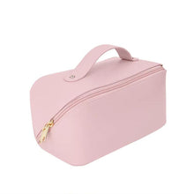 Load image into Gallery viewer, PU Leather Name Embroidered Makeup Bag
