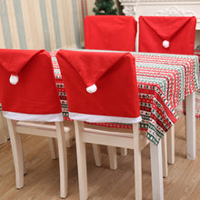 Load image into Gallery viewer, Santa Red Hat Chair Covers
