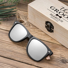 Load image into Gallery viewer, Custom Engraved Wooden Sunglasses with Box
