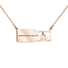 Load image into Gallery viewer, Personalized Envelope Photo Necklace
