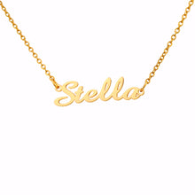 Load image into Gallery viewer, Custom Gold Name Necklace
