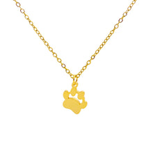 Load image into Gallery viewer, Custom Dog Paw Name Necklace
