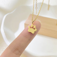 Load image into Gallery viewer, Custom Dog Paw Name Necklace
