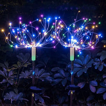 Load image into Gallery viewer, 2Pcs LED Solar Fireworks Light
