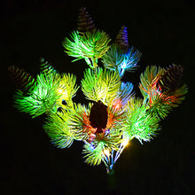 Load image into Gallery viewer, 2 Pack Solar Pine Cone Flowers Light
