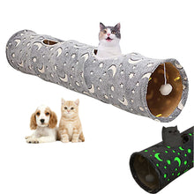 Load image into Gallery viewer, Luminous Pet Cat Tunnel Toy
