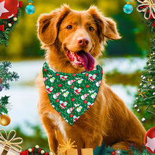 Load image into Gallery viewer, 2Pcs Triangle Christmas Pet Scarf
