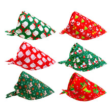 Load image into Gallery viewer, 2Pcs Triangle Christmas Pet Scarf
