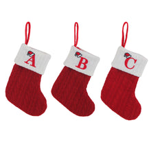 Load image into Gallery viewer, Alphabet Letter Christmas Stocking
