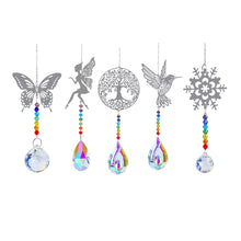 Load image into Gallery viewer, 5Pcs Artificial Crystal Prism Suncatchers
