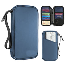 Load image into Gallery viewer, Oxford Cloth RFID Blocking Water Resistance Travel Passport Holder
