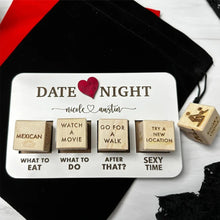 Load image into Gallery viewer, 5PCs Wooden Date Night Dice

