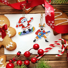 Load image into Gallery viewer, 15Pcs DIY Christmas Keychain
