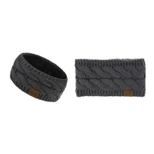 Load image into Gallery viewer, Knitted Fleece-Lined Headband
