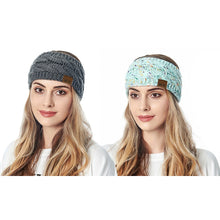 Load image into Gallery viewer, Knitted Fleece-Lined Headband
