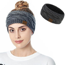 Load image into Gallery viewer, Knitted Fleece-Lined Headband
