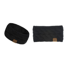 Load image into Gallery viewer, Knitted Fleece-Lined Headband
