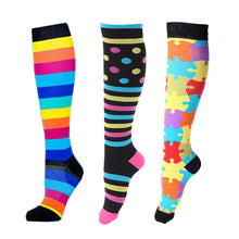 Load image into Gallery viewer, Three Pairs Compression Socks

