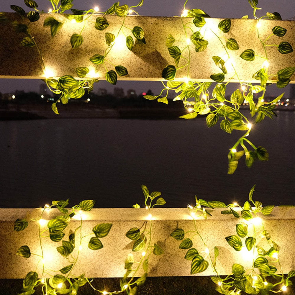 5M 50LED Artificial Ivy Leaves Light
