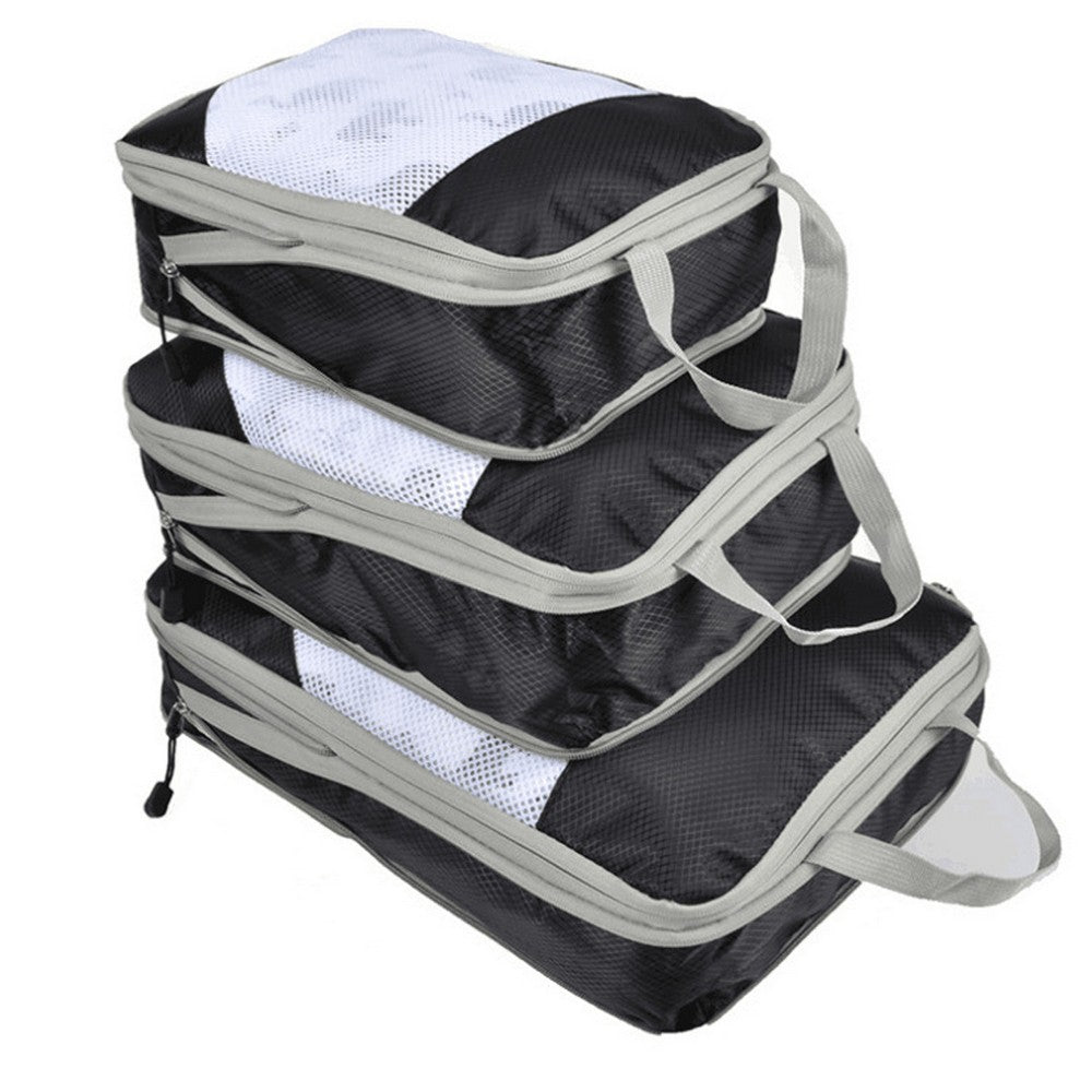 Three-Piece Travel Compression Storage Bags
