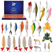 Load image into Gallery viewer, Christmas Fishing Lure Advent Calendar
