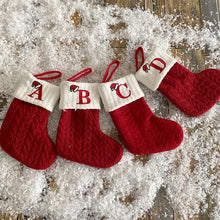 Load image into Gallery viewer, Alphabet Letter Christmas Stocking
