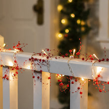 Load image into Gallery viewer, Christmas Berry Garland String Lights
