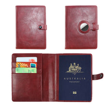 Load image into Gallery viewer, Passport Holder with Protective Case for AirTag

