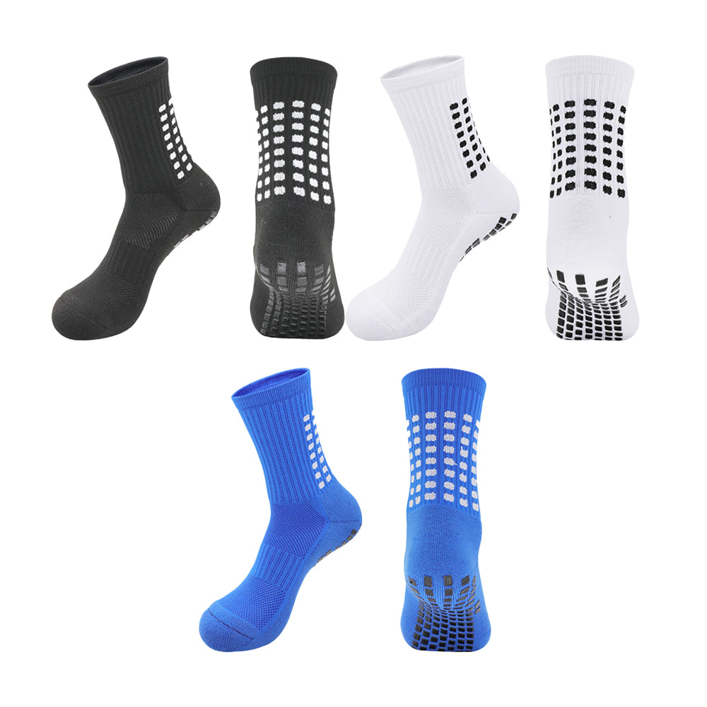 3Pairs Unisex Anti-Slip Sports Socks