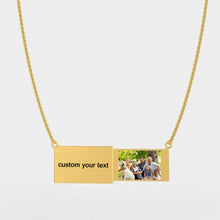 Load image into Gallery viewer, Personalized Envelope Photo Necklace
