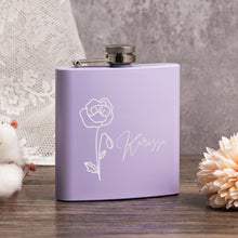 Load image into Gallery viewer, Custom Engraved Name Wine Flask
