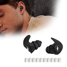 Load image into Gallery viewer, Reusable Silicone Noise Cancelling Ear Plugs Set
