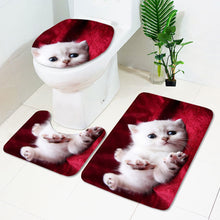 Load image into Gallery viewer, Personalised Three-Piece Bathroom Mat Set

